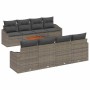 Conjunto de sofá de jardín 7 pcs Gris en Sofás de exterior | Comprar online en Foru.es