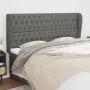 Kopfteil mit dunkelgrauen Stoffohren 183x23x118/128 cm von vidaXL, Kopf- und Fußteile - Ref: Foro24-3118307, Preis: 151,42 €,...