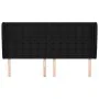 Headboard with black fabric ears 183x23x118/128 cm by vidaXL, Headboards and footboards - Ref: Foro24-3118406, Price: 131,74 ...