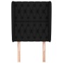 Cabecero con orejas de tela negro 83x23x118/128 cm de vidaXL, Cabeceros y pies de cama - Ref: Foro24-3118268, Precio: 86,07 €...