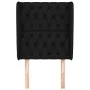 Headboard with black fabric ears 83x23x118/128 cm by vidaXL, Headboards and footboards - Ref: Foro24-3118268, Price: 85,28 €,...