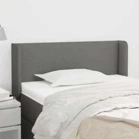 Cabecero de tela gris oscuro 93x16x78/88 cm de vidaXL, Cabeceros y pies de cama - Ref: Foro24-3118471, Precio: 50,20 €, Descu...