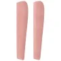 Cabecero con orejas de terciopelo rosa 203x23x118/128 cm de vidaXL, Cabeceros y pies de cama - Ref: Foro24-3118461, Precio: 1...
