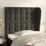 Headboard with dark gray velvet ears 93x23x118/128 cm by vidaXL, Headboards and footboards - Ref: Foro24-3118427, Price: 72,4...