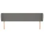 Kopfteil aus dunkelgrauem Stoff, 203 x 16 x 78/88 cm von vidaXL, Kopf- und Fußteile - Ref: Foro24-3118511, Preis: 80,28 €, Ra...