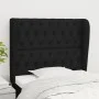 Headboard with black fabric ears 103x23x118/128 cm by vidaXL, Headboards and footboards - Ref: Foro24-3118284, Price: 88,52 €...