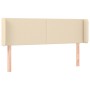 Cabecero de tela color crema 147x16x78/88 cm de vidaXL, Cabeceros y pies de cama - Ref: Foro24-3118491, Precio: 69,38 €, Desc...