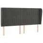Kopfteil mit dunkelgrauen Samtohren 163x23x118/128 cm von vidaXL, Kopf- und Fußteile - Ref: Foro24-3118249, Preis: 123,08 €, ...