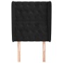 Cabecero con orejas de terciopelo negro 83x23x118/128 cm de vidaXL, Cabeceros y pies de cama - Ref: Foro24-3118324, Precio: 1...
