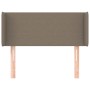 Cabecero de tela gris taupe 83x16x78/88 cm de vidaXL, Cabeceros y pies de cama - Ref: Foro24-3118466, Precio: 46,08 €, Descue...