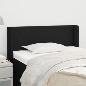Cabecero de tela negro 93x16x78/88 cm de vidaXL, Cabeceros y pies de cama - Ref: Foro24-3118472, Precio: 44,55 €, Descuento: %