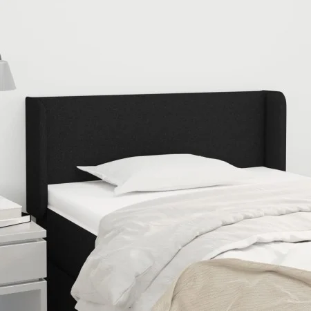 Kopfteil aus schwarzem Stoff, 93 x 16 x 78/88 cm von vidaXL, Kopf- und Fußteile - Ref: Foro24-3118472, Preis: 43,95 €, Rabatt: %