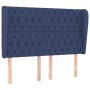 Cabecero con orejas de tela azul 163x23x118/128 cm de vidaXL, Cabeceros y pies de cama - Ref: Foro24-3118304, Precio: 155,27 ...