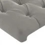 Kopfteil mit hellgrauen Samtohren 147x23x118/128 cm von vidaXL, Kopf- und Fußteile - Ref: Foro24-3118340, Preis: 150,23 €, Ra...