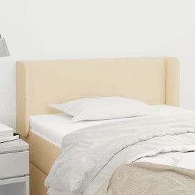 Cabecero de tela color crema 83x16x78/88 cm de vidaXL, Cabeceros y pies de cama - Ref: Foro24-3118467, Precio: 50,59 €, Descu...
