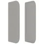 Cabecero de tela gris claro 183x16x78/88 cm de vidaXL, Cabeceros y pies de cama - Ref: Foro24-3118502, Precio: 66,70 €, Descu...