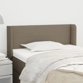 Taupe gray fabric headboard 103x16x78/88 cm by vidaXL, Headboards and footboards - Ref: Foro24-3118482, Price: 48,87 €, Disco...