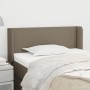 Cabecero de tela gris taupe 103x16x78/88 cm de vidaXL, Cabeceros y pies de cama - Ref: Foro24-3118482, Precio: 49,73 €, Descu...