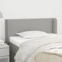 Cabecero de tela gris claro 103x16x78/88 cm de vidaXL, Cabeceros y pies de cama - Ref: Foro24-3118478, Precio: 44,00 €, Descu...