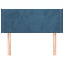 Cabecero de terciopelo azul oscuro 93x16x78/88 cm de vidaXL, Cabeceros y pies de cama - Ref: Foro24-3118528, Precio: 57,85 €,...