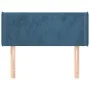 Cabecero de terciopelo azul oscuro 93x16x78/88 cm de vidaXL, Cabeceros y pies de cama - Ref: Foro24-3118528, Precio: 57,93 €,...