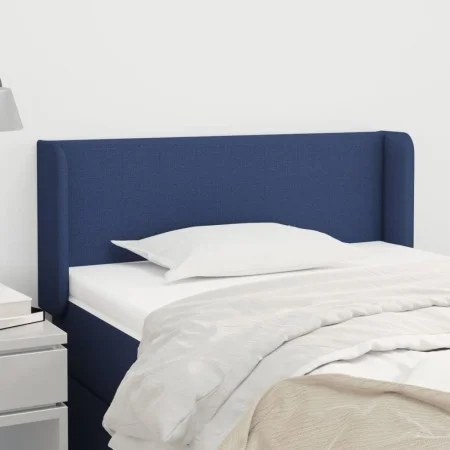Kopfteil aus blauem Stoff, 83 x 16 x 78/88 cm von vidaXL, Kopf- und Fußteile - Ref: Foro24-3118468, Preis: 49,60 €, Rabatt: %