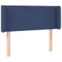 Kopfteil aus blauem Stoff, 83 x 16 x 78/88 cm von vidaXL, Kopf- und Fußteile - Ref: Foro24-3118468, Preis: 49,60 €, Rabatt: %
