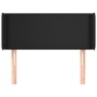 Cabecero de cuero sintético negro 93x16x78/88 cm de vidaXL, Cabeceros y pies de cama - Ref: Foro24-3118566, Precio: 40,24 €, ...