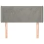 Hellgraues Samtkopfteil 83x16x78/88 cm von vidaXL, Kopf- und Fußteile - Ref: Foro24-3118518, Preis: 39,82 €, Rabatt: %
