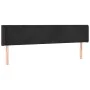Kopfteil aus schwarzem Samt, 203 x 16 x 78/88 cm von vidaXL, Kopf- und Fußteile - Ref: Foro24-3118556, Preis: 81,24 €, Rabatt: %