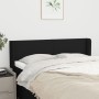 Cabecero de tela negro 147x16x78/88 cm de vidaXL, Cabeceros y pies de cama - Ref: Foro24-3118488, Precio: 57,87 €, Descuento: %