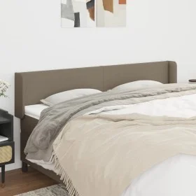 Cabecero de tela gris taupe 163x16x78/88 cm de vidaXL, Cabeceros y pies de cama - Ref: Foro24-3118498, Precio: 77,90 €, Descu...