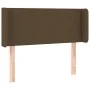 Cabecero de tela marrón oscuro 83x16x78/88 cm de vidaXL, Cabeceros y pies de cama - Ref: Foro24-3118465, Precio: 41,90 €, Des...