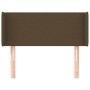 Cabecero de tela marrón oscuro 83x16x78/88 cm de vidaXL, Cabeceros y pies de cama - Ref: Foro24-3118465, Precio: 42,51 €, Des...