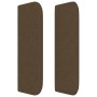 Cabecero de tela marrón oscuro 83x16x78/88 cm de vidaXL, Cabeceros y pies de cama - Ref: Foro24-3118465, Precio: 42,51 €, Des...