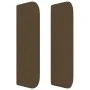 Dark brown fabric headboard 83x16x78/88 cm by vidaXL, Headboards and footboards - Ref: Foro24-3118465, Price: 41,90 €, Discou...