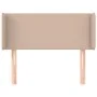 Kopfteil aus Cappuccino-Kunstleder, 93 x 16 x 78/88 cm von vidaXL, Kopf- und Fußteile - Ref: Foro24-3118571, Preis: 51,75 €, ...