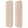 Cabecero de cuero sintético color capuchino 93x16x78/88 cm de vidaXL, Cabeceros y pies de cama - Ref: Foro24-3118571, Precio:...
