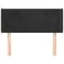 Kopfteil aus schwarzem Samt, 83 x 16 x 78/88 cm von vidaXL, Kopf- und Fußteile - Ref: Foro24-3118520, Preis: 46,08 €, Rabatt: %
