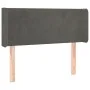 Cabecero de terciopelo gris oscuro 93x16x78/88 cm de vidaXL, Cabeceros y pies de cama - Ref: Foro24-3118525, Precio: 48,74 €,...