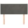 Cabecero de terciopelo gris oscuro 93x16x78/88 cm de vidaXL, Cabeceros y pies de cama - Ref: Foro24-3118525, Precio: 48,74 €,...