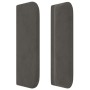 Cabecero de terciopelo gris oscuro 93x16x78/88 cm de vidaXL, Cabeceros y pies de cama - Ref: Foro24-3118525, Precio: 53,75 €,...