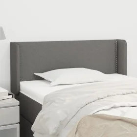 Dark gray fabric headboard 93x16x78/88 cm by vidaXL, Headboards and footboards - Ref: Foro24-3118611, Price: 42,94 €, Discoun...