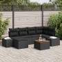 Conjunto de sofá de jardín 7 pcs Negro en Sofás de exterior | Comprar online en Foru.es