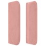 Cabecero de terciopelo rosa 83x16x78/88 cm de vidaXL, Cabeceros y pies de cama - Ref: Foro24-3118523, Precio: 48,76 €, Descue...