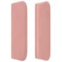 Cabecero de terciopelo rosa 83x16x78/88 cm de vidaXL, Cabeceros y pies de cama - Ref: Foro24-3118523, Precio: 43,95 €, Descue...
