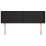 Cabecero de cuero sintético negro 147x16x78/88 cm de vidaXL, Cabeceros y pies de cama - Ref: Foro24-3118578, Precio: 62,41 €,...