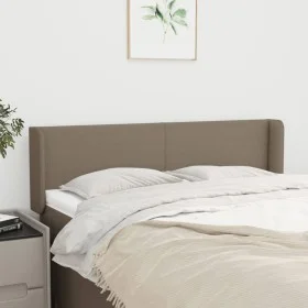 Kopfteil aus taupegrauem Stoff, 147 x 16 x 78/88 cm von vidaXL, Kopf- und Fußteile - Ref: Foro24-3118490, Preis: 77,86 €, Rab...