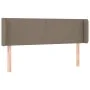 Taupe gray fabric headboard 147x16x78/88 cm by vidaXL, Headboards and footboards - Ref: Foro24-3118490, Price: 77,86 €, Disco...