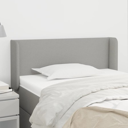 Cabecero de tela gris claro 93x16x78/88 cm de vidaXL, Cabeceros y pies de cama - Ref: Foro24-3118470, Precio: 45,02 €, Descue...